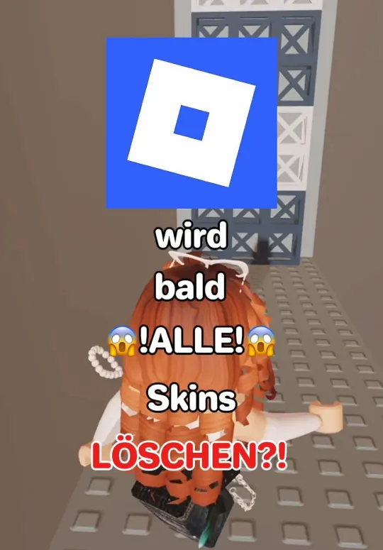 ROBLOX LÖSCHT BALD ALLE SKINS?!😱⭐️
