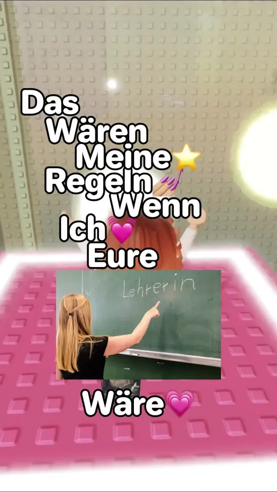 Regeln wenn ich eure Klassenlehrerin wäre🥰💕